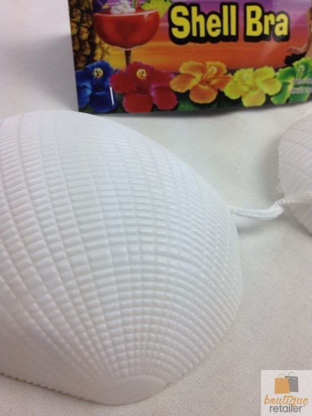 Hawaiian Hula Mermaid Shell Bra for Tropical Costume Parties