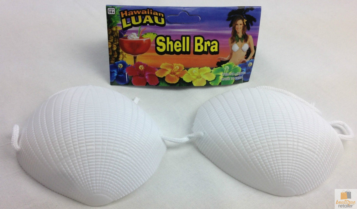 Hawaiian Hula Mermaid Shell Bra for Tropical Costume Parties