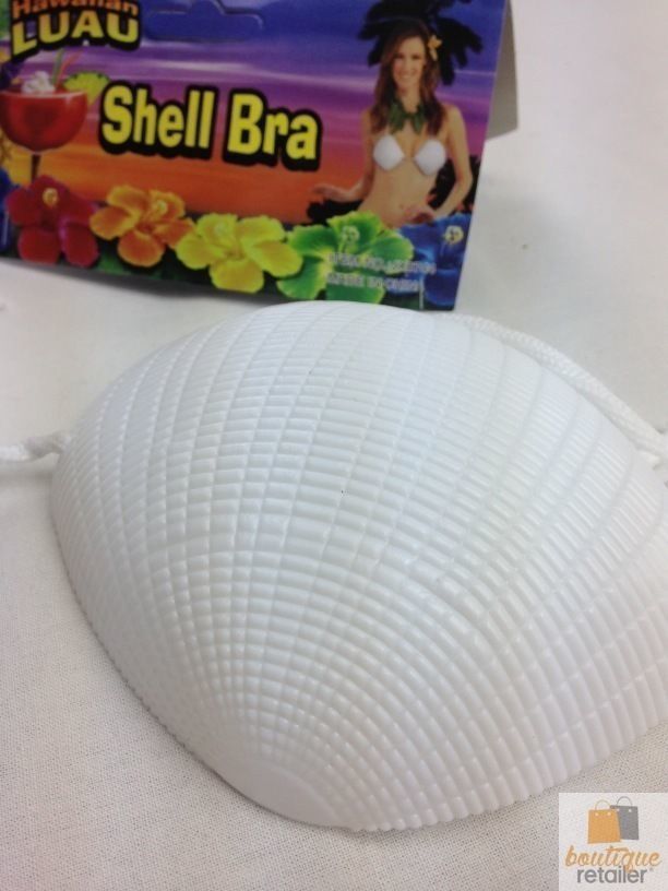 Hawaiian Hula Mermaid Shell Bra for Tropical Costume Parties