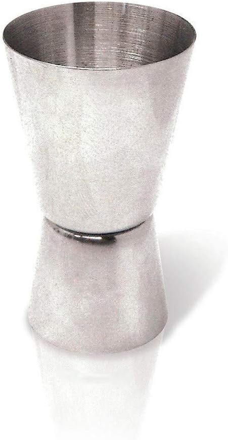 Vin Bouquet Double-Ended Stainless Steel Jigger for Precise Shot Measurement