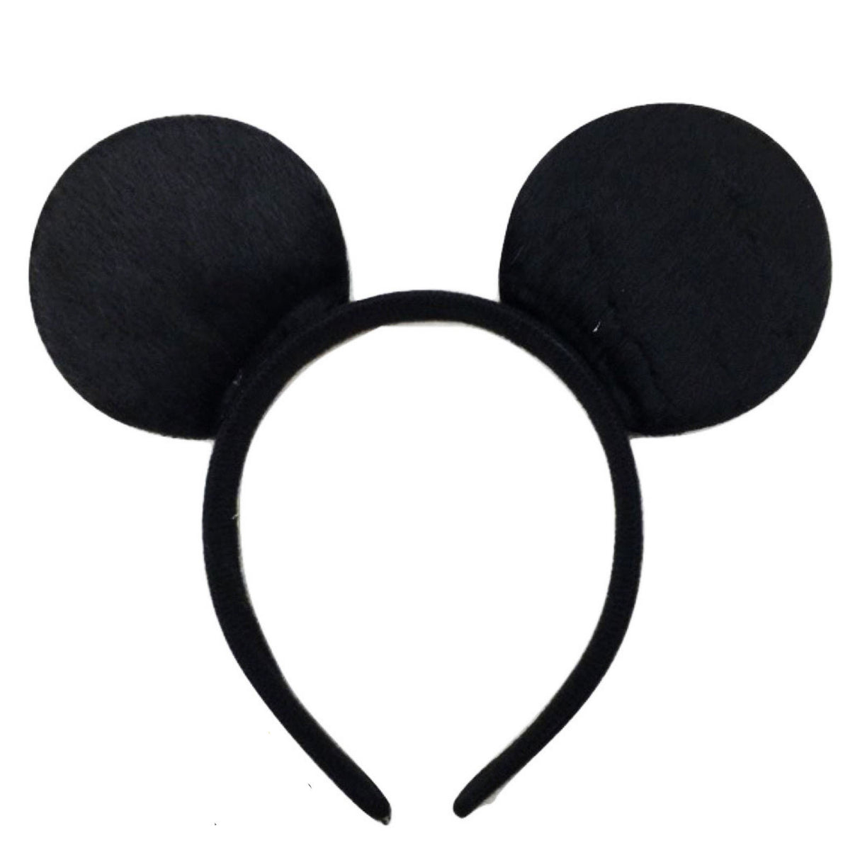 Charming Black Mickey & Minnie Mouse Ears Headband for Halloween Celebrations