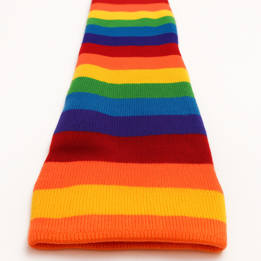 Colorful Party Leg Warmers - Fun and Fashionable Stretch Accessories for All Occasions