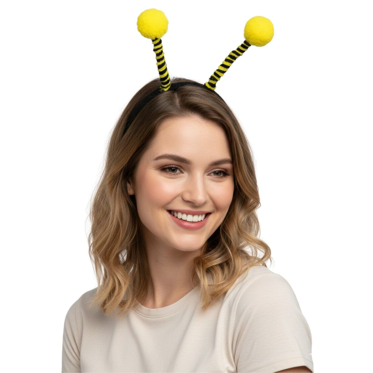 Cute Fluffy Bumblebee Headband for All Ages - Perfect Costume Accessory