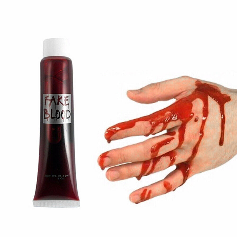Realistic Zombie Blood Makeup Gel - Safe & Easy Application for Halloween Costumes - 29.5ml