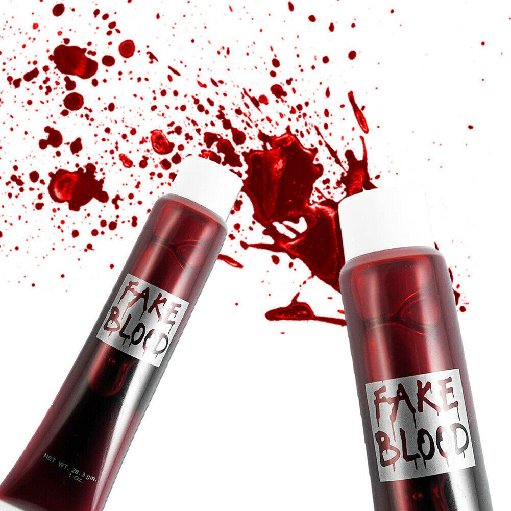 Realistic Zombie Blood Makeup Gel - Safe & Easy Application for Halloween Costumes - 29.5ml