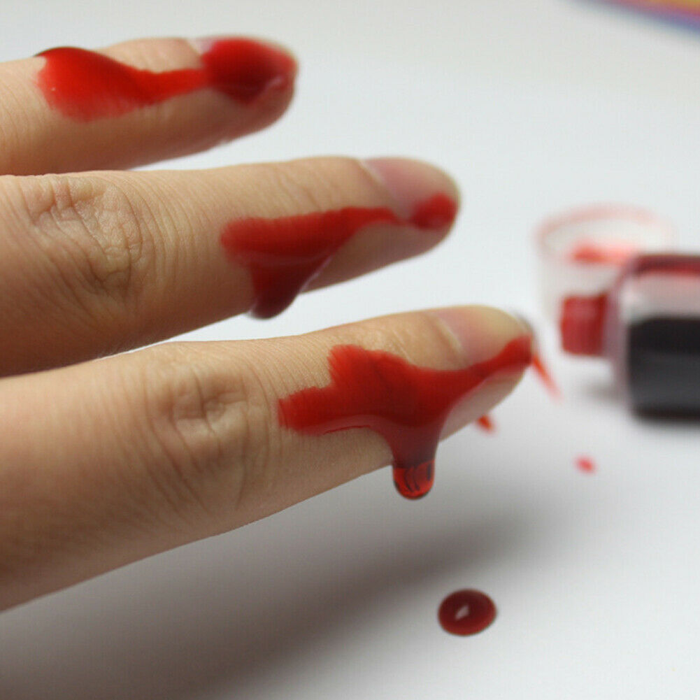 Realistic Zombie Blood Makeup Gel - Safe & Easy Application for Halloween Costumes - 29.5ml
