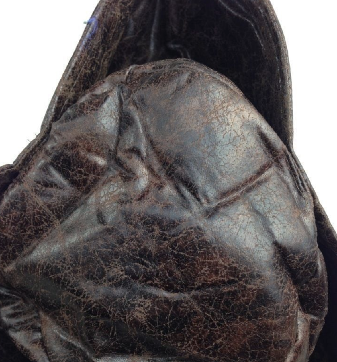 Tricorn Pirate Captain Hat - Faux Leather Fancy Dress Accessory for Halloween Party