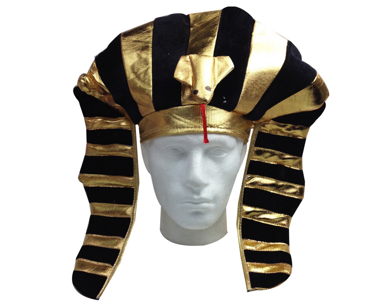 Ancient Egyptian Pharaoh Crown Hat for King Costume Party ??Halloween Fancy Dress Accessory