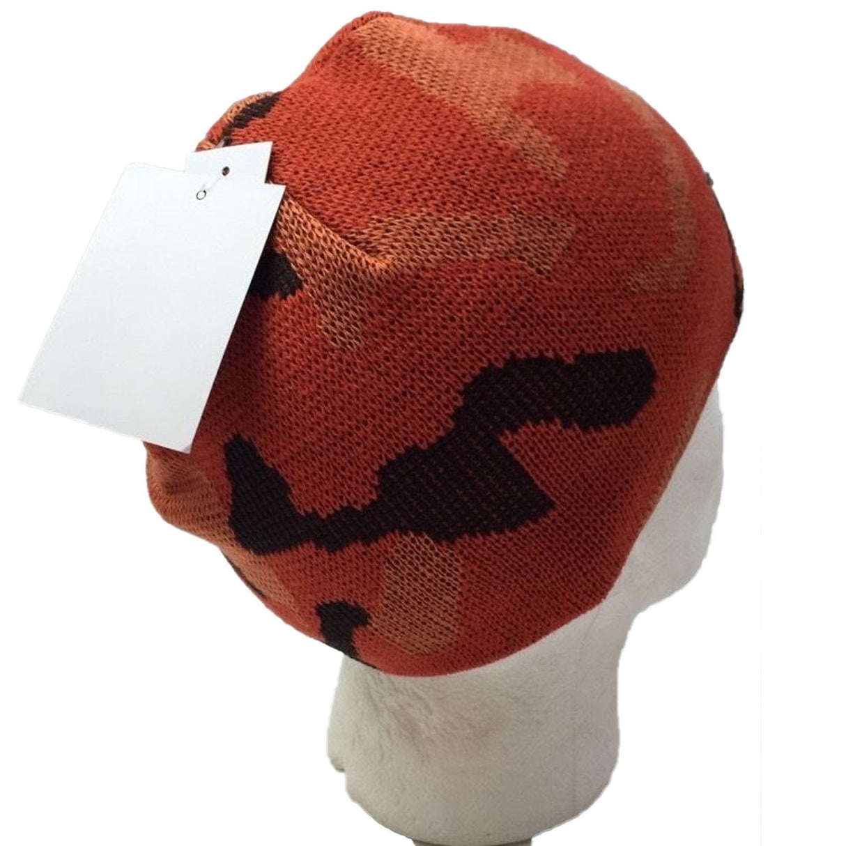 CAMO BEANIE Hat Winter Ski Army Military Camouflage Hunter Hunting Cap Warm - Orange Camouflage (Camo)