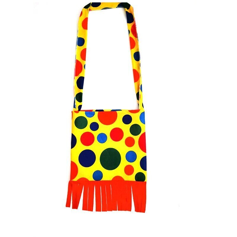 Colorful Polka Dot Clown Bag for Carnival and Mardi Gras Festivities