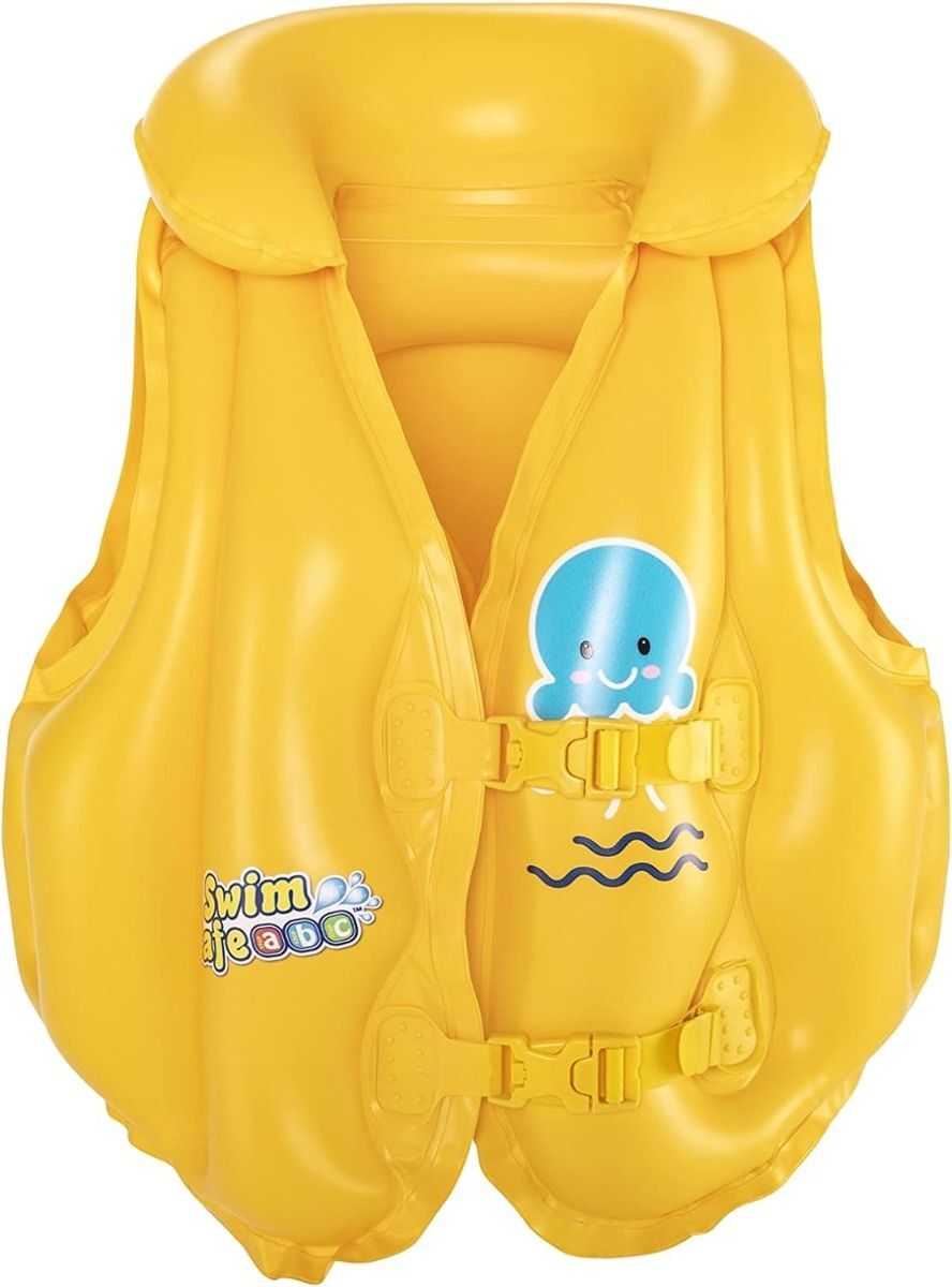 Inflatable Vest For Learning to Swim Buoyancy Float Swim Pool 51 cm x 46 cm