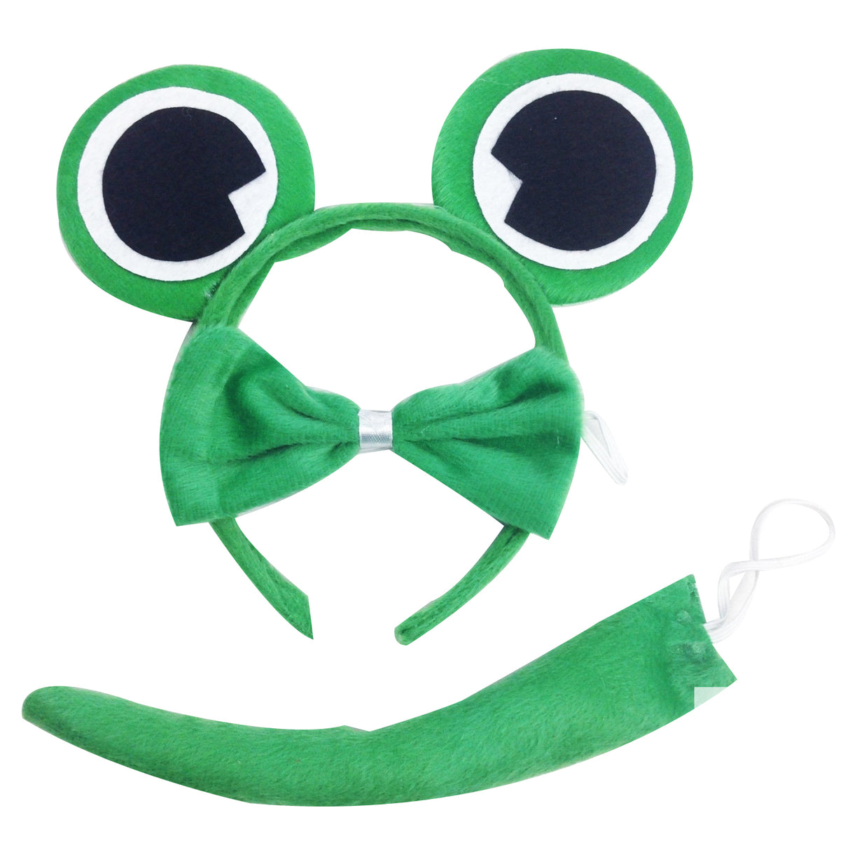 3-Piece Playful Frog Costume Ensemble for Halloween and Dress-Up Events