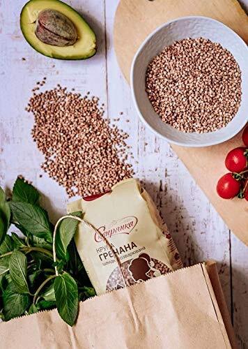 400g Sachets Ukrainian Buckwheat Groats Roasted Kasha GMO Free (4x100g) Grechka