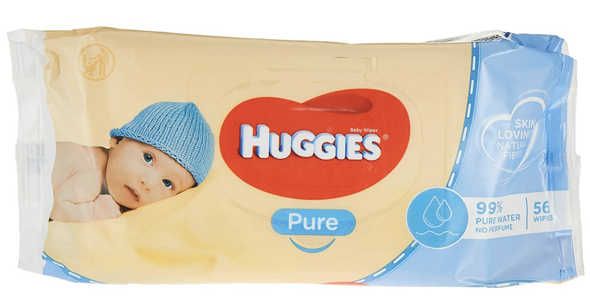 Huggies Gentle Care Unscented Baby Wipes - 56 Count