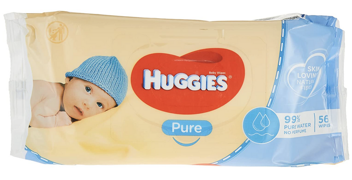 Huggies Gentle Care Unscented Baby Wipes - 56 Count