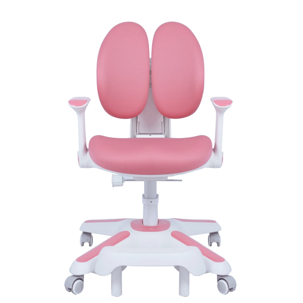 2x Ergonomic Children Kids Study Chairs Height Adjustable - Pink
