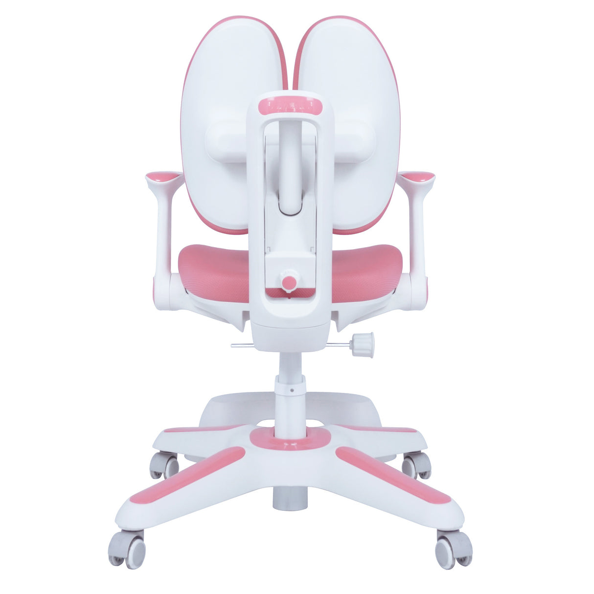2x Ergonomic Children Kids Study Chairs Height Adjustable - Pink