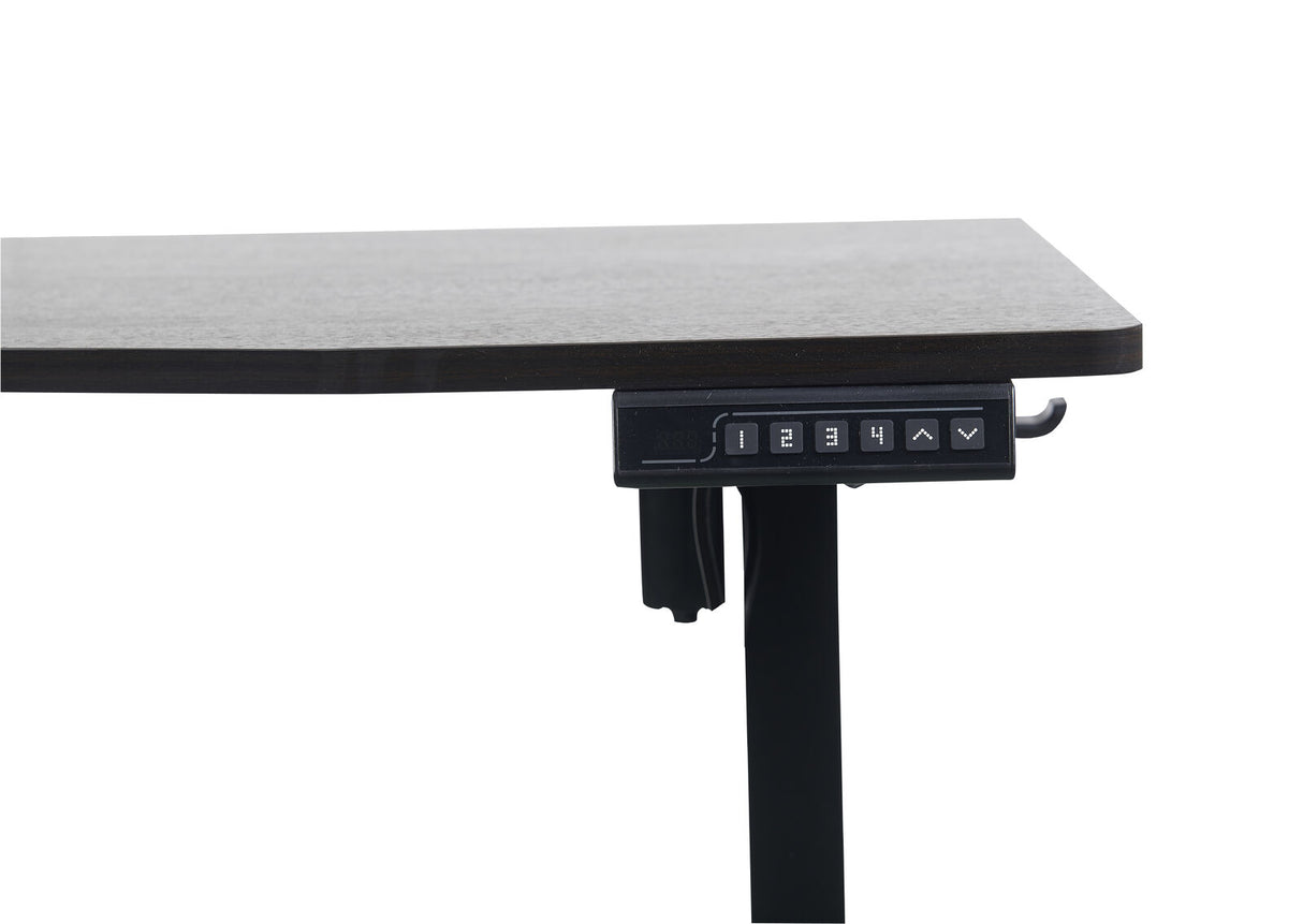 120 x 60cm Electric Standing Desk Height Adjustable Motorised Electric Sit Stand in Black
