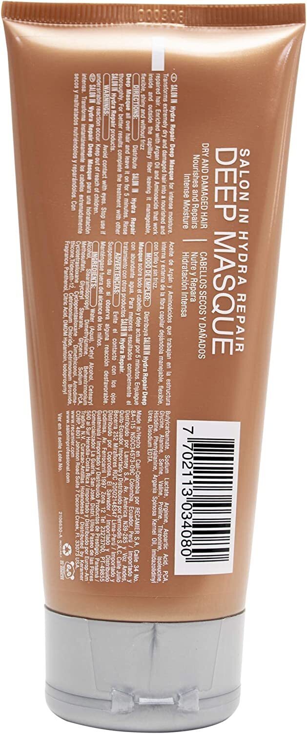 Recamier Professional Salon +Pro Argan Oil Deep Conditioning Hair Mask