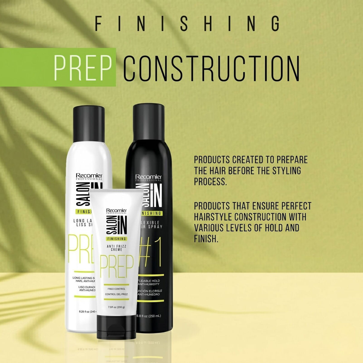 Recamier Professional Salon IN Finishing Long Lasting Liss Spray