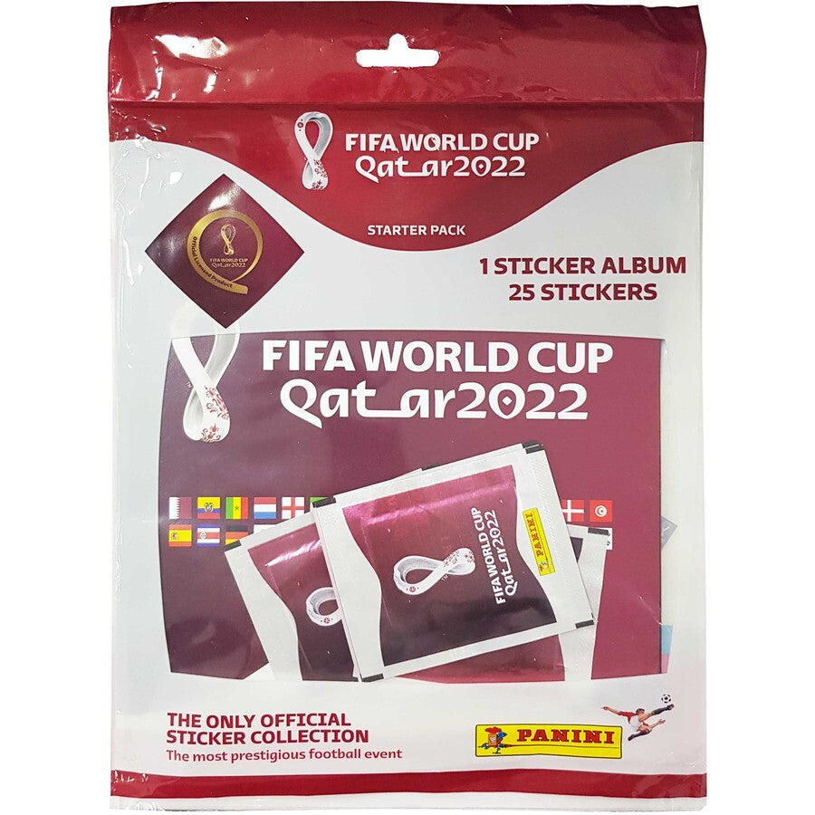 Panini Official 2022 FIFA World Cup Qatar Sticker Collection Starter Kit