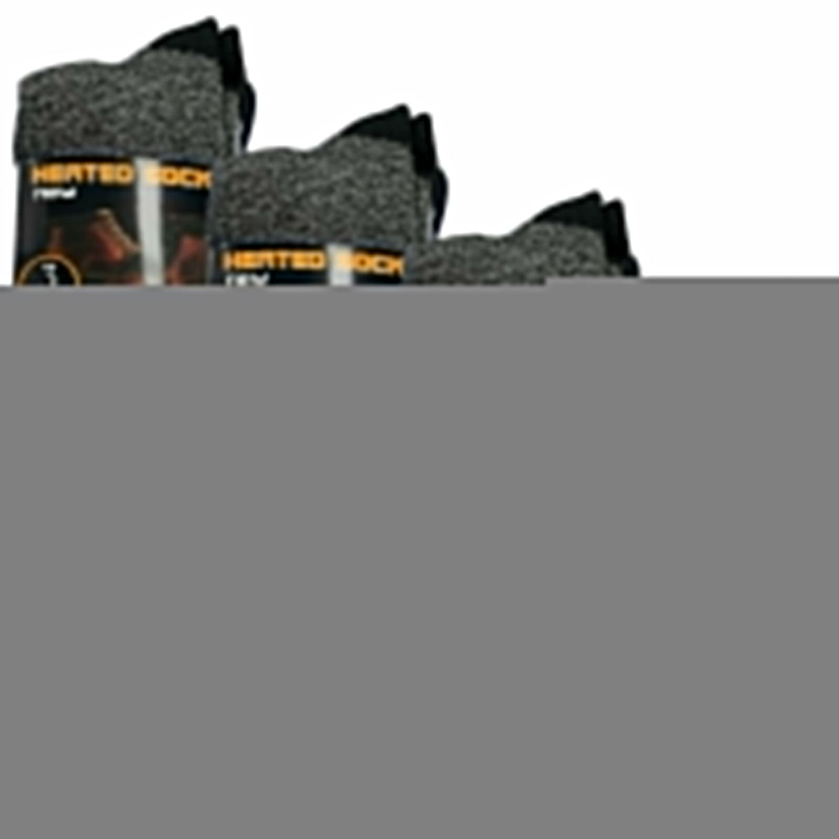 12 Pairs Mens THERMAL HEATED SOCKS Warm Winter Comfort Mens Work Size UK 7-11