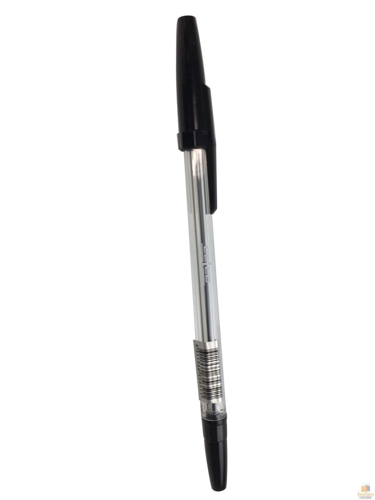 CELCO 25-Count Medium Point Black Ballpoint Pens for Office and School Use