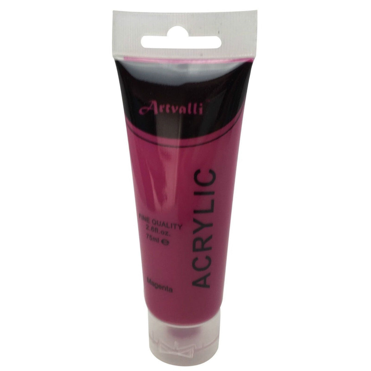 Acrylic Paint 75ml Tube Water Based Non Toxic Artist Craft - Magenta