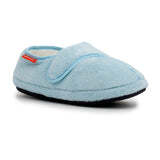 ARCHLINE Orthotic Plus Slippers Closed Scuffs Pain Relief Moccasins - Baby Blue - EU 39