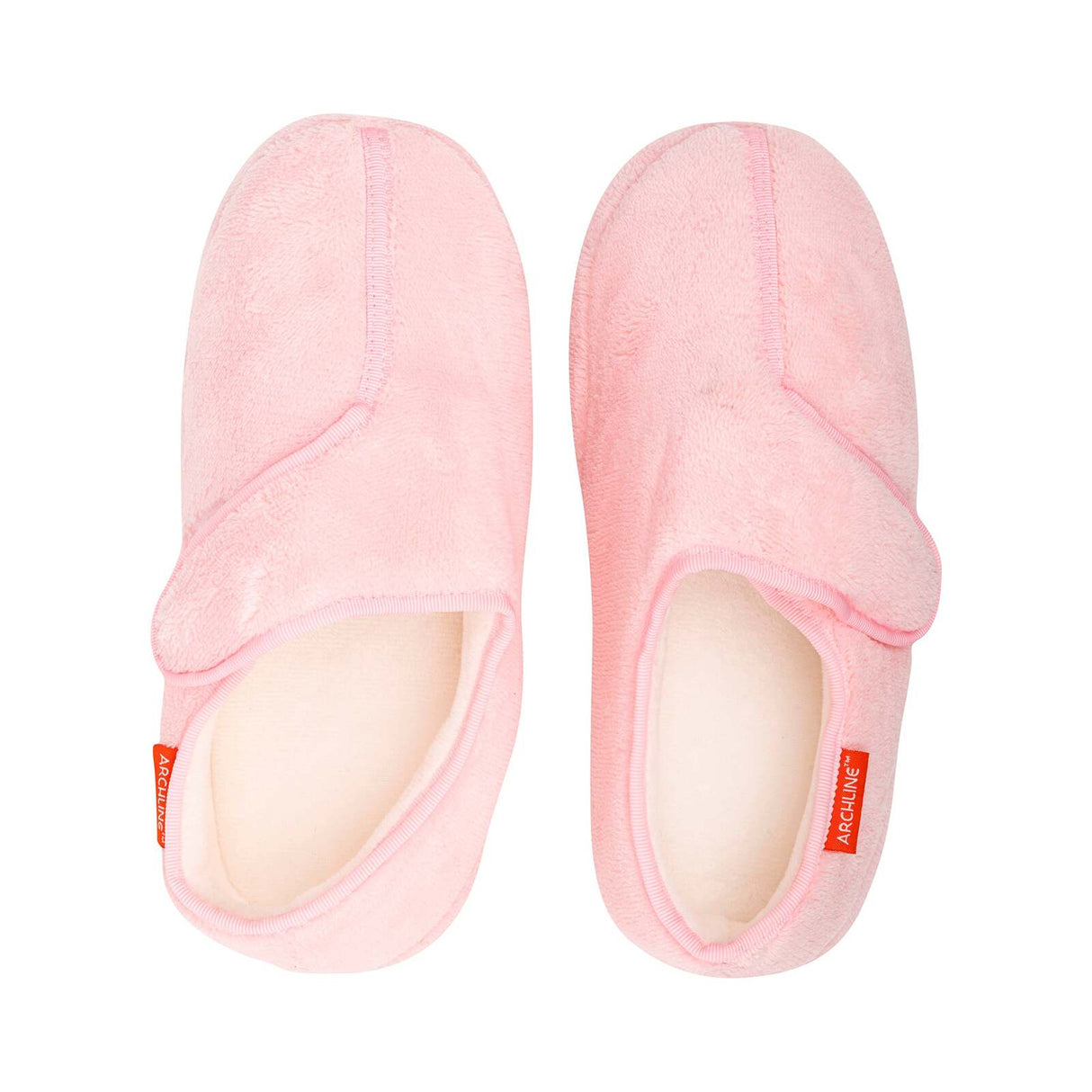 ARCHLINE Orthotic Plus Slippers Closed Scuffs Pain Relief Moccasins - Pink - EU 42