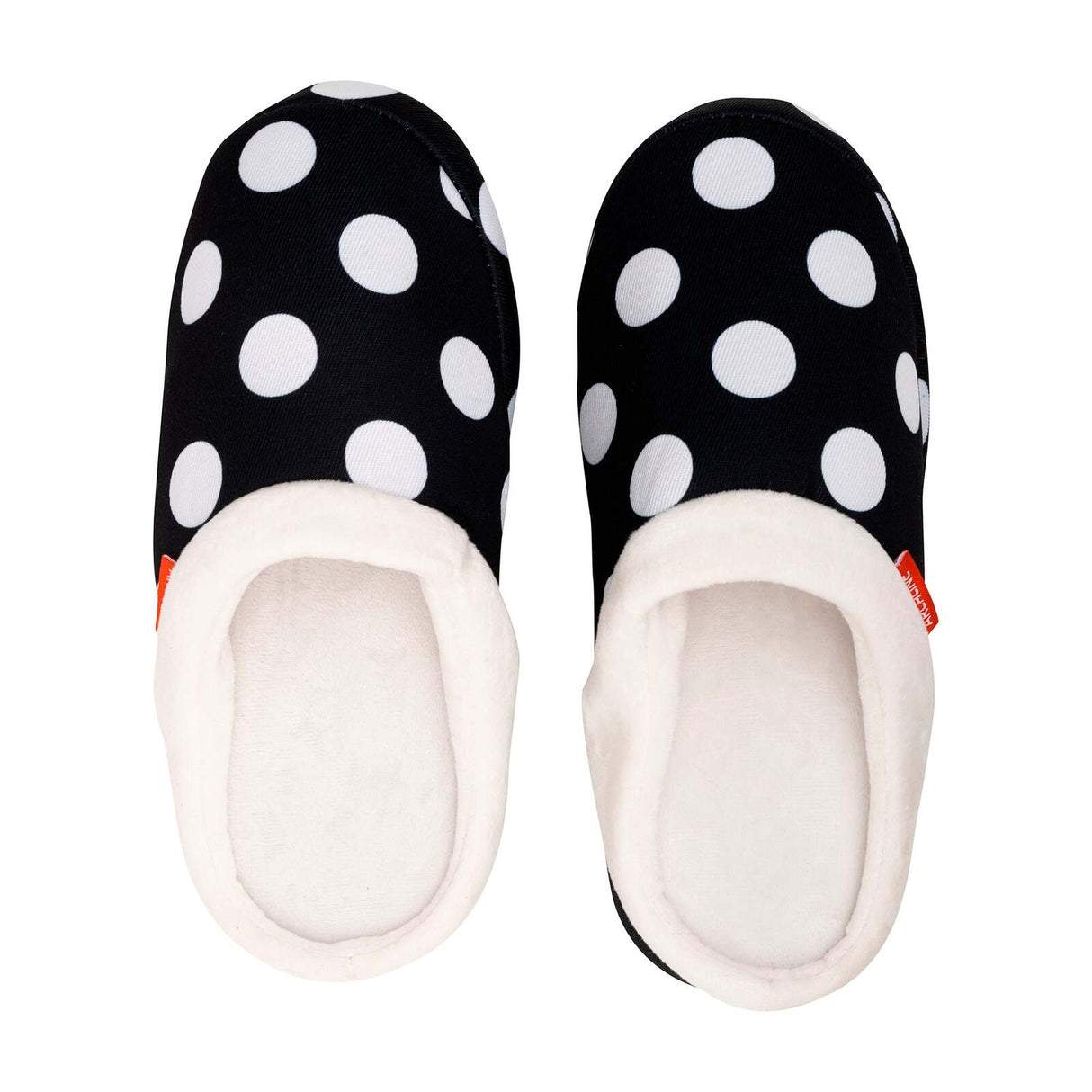 ARCHLINE Orthotic Slippers Slip On Arch Scuffs Pain Relief Moccasins - Polka Dots - EU 39