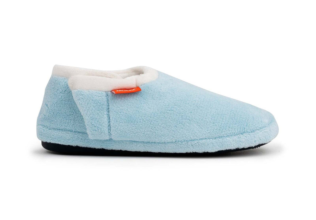 ARCHLINE Orthotic Slippers Closed Scuffs Pain Relief Moccasins - Sky Blue - EUR 39