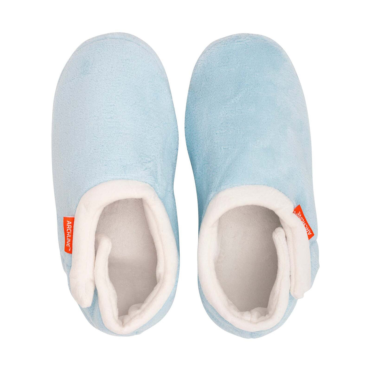 ARCHLINE Orthotic Slippers Closed Scuffs Pain Relief Moccasins - Sky Blue - EUR 42