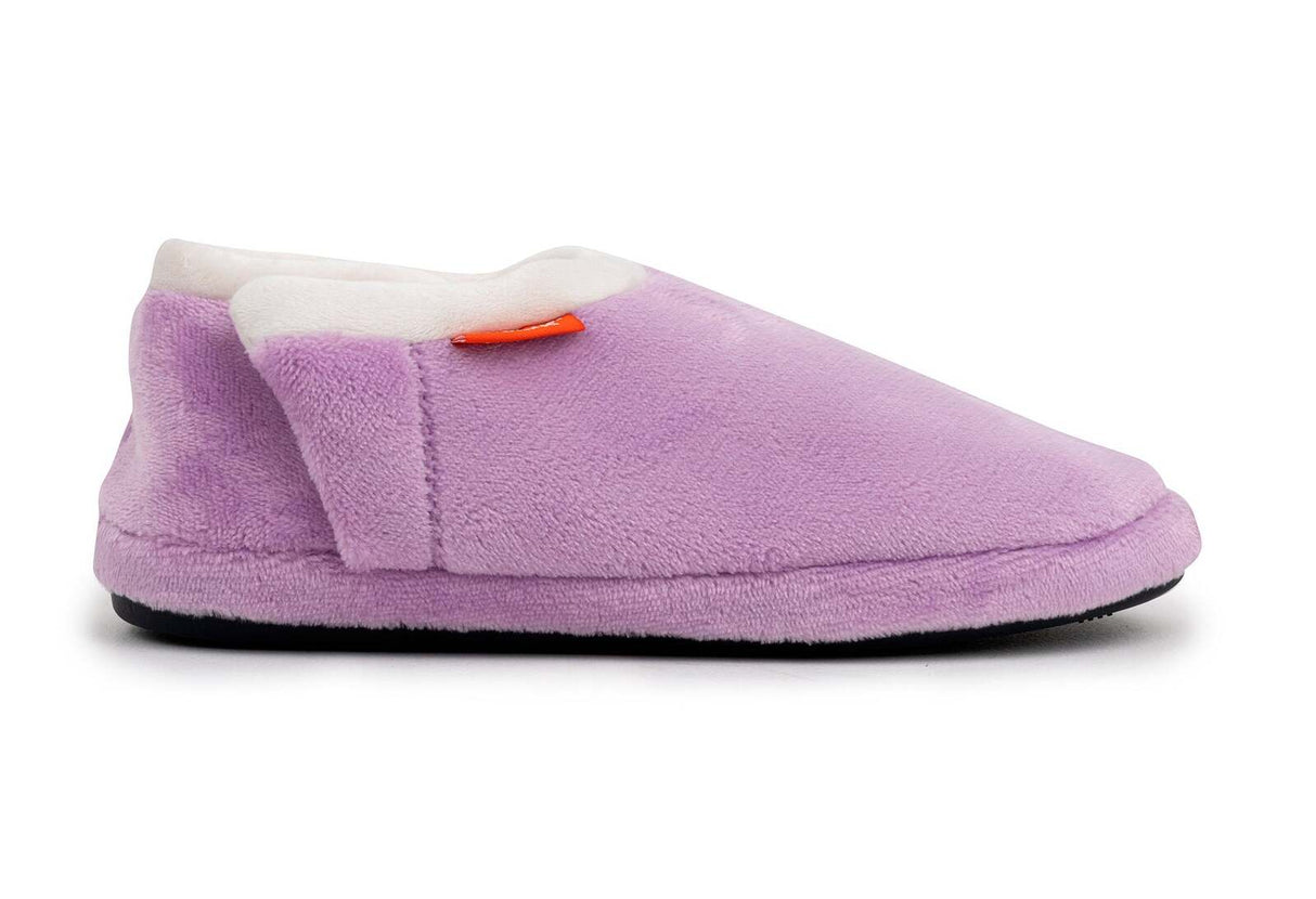ARCHLINE Orthotic Slippers CLOSED Arch Scuffs Pain Relief Moccasins - Lilac - EU 38