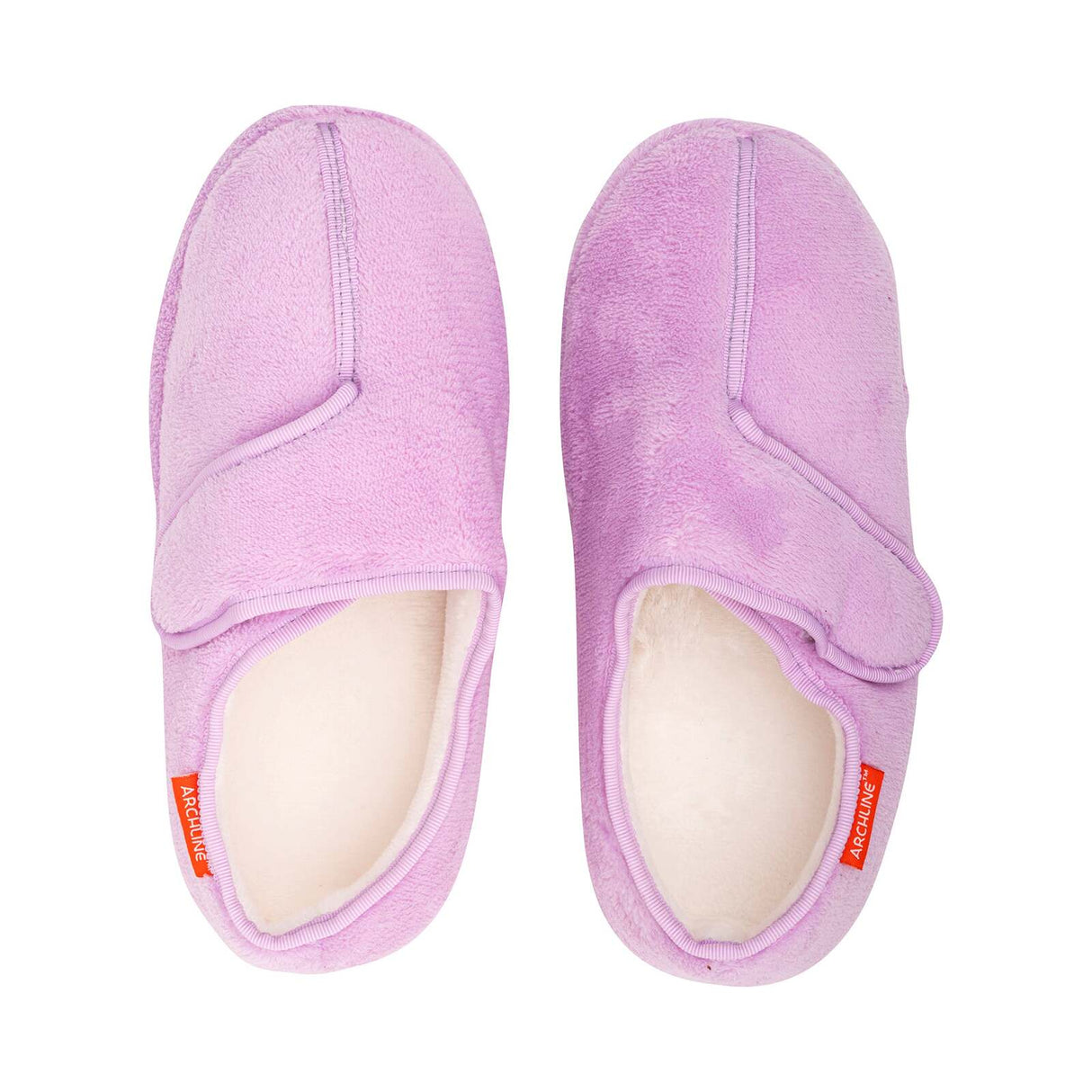 ARCHLINE Orthotic Plus Slippers Closed Scuffs Pain Relief Moccasins - Lilac - EU 36
