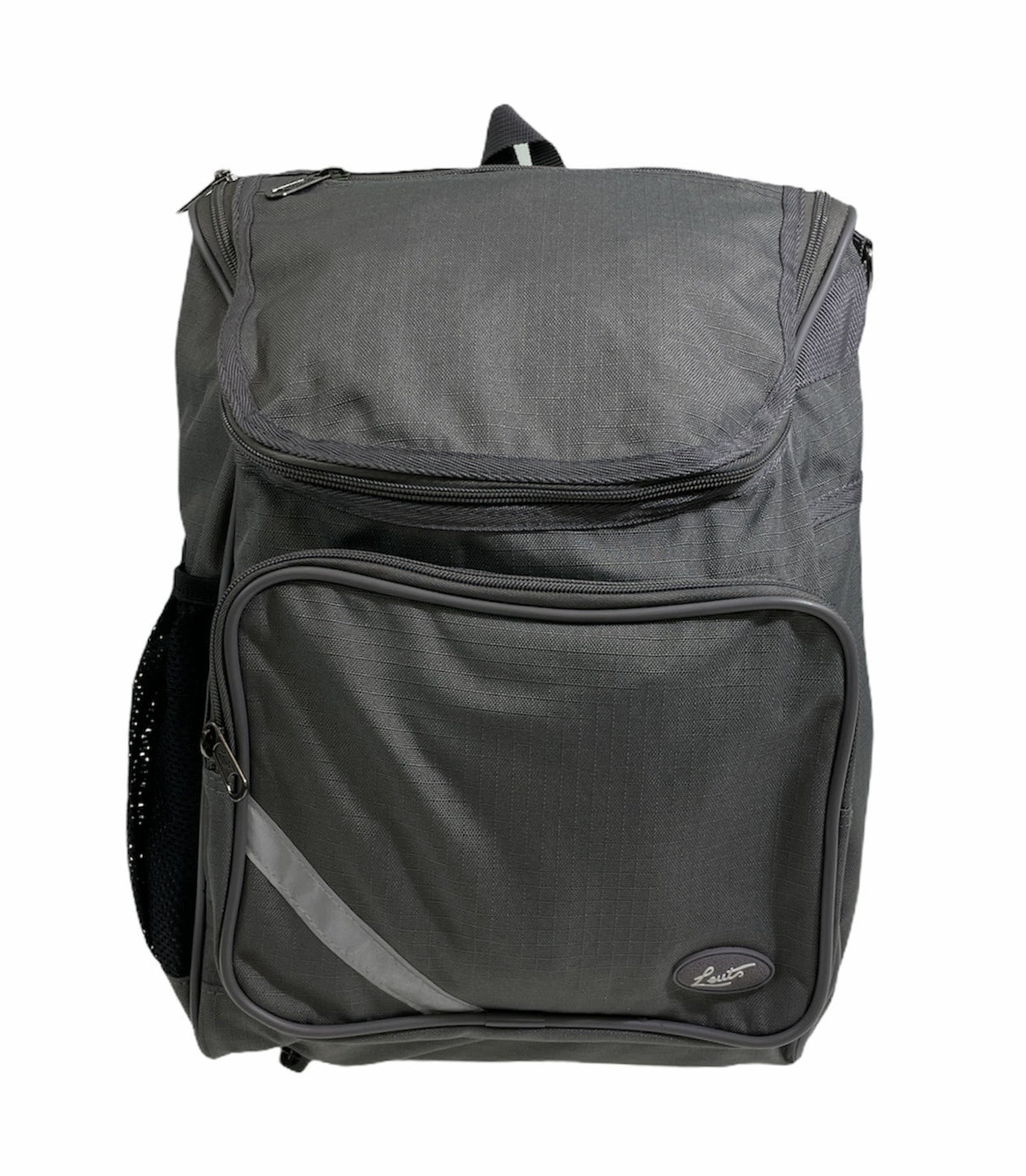 23.5L Leuts Deluxe School Backpack - Grey with Dual Compartments