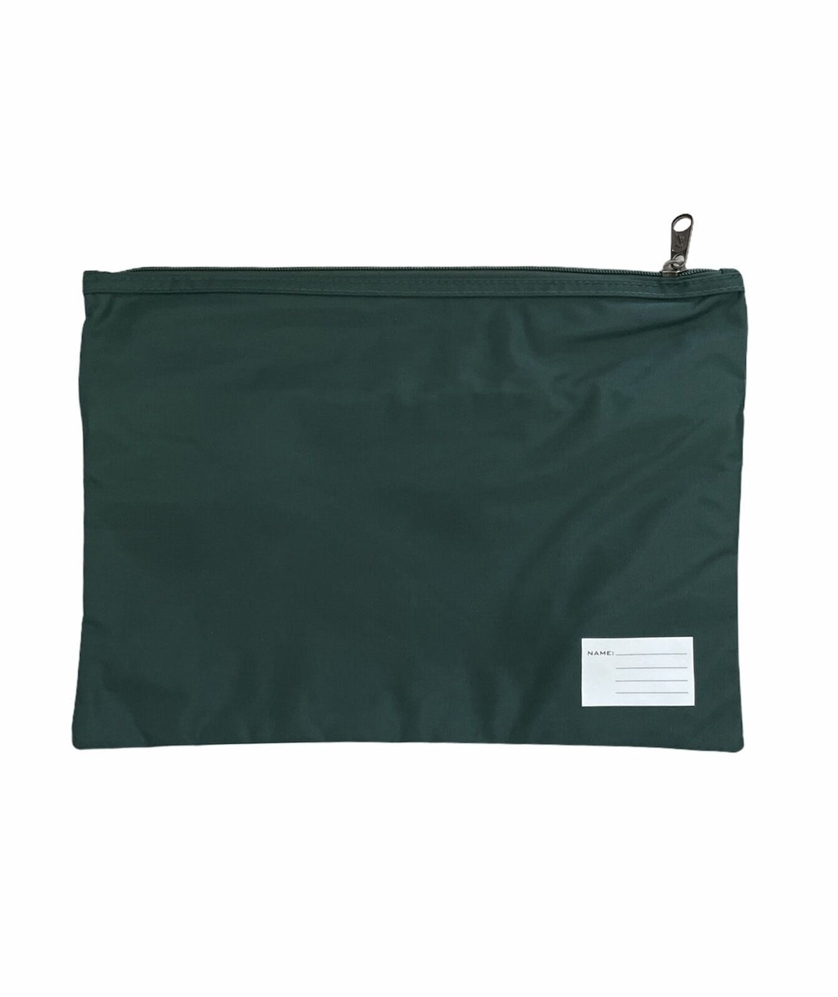 Leuts Jumbo Pencil Case Zip Large Capacity Pen Pouch Compartments - Bottle Green