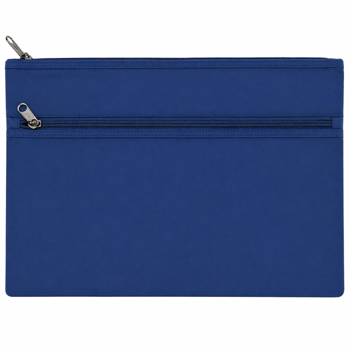 Leuts Jumbo Pencil Case Zip Large Capacity Pen Pouch Compartments - Royal Blue