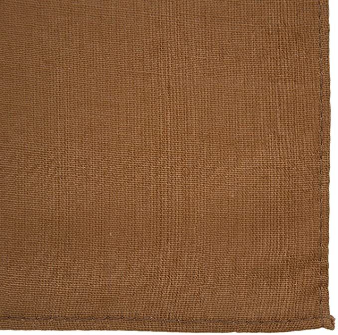 BANDANA 100% COTTON Head Wrap Durag Bandanna Summer Scarf Mask in Plain Brown