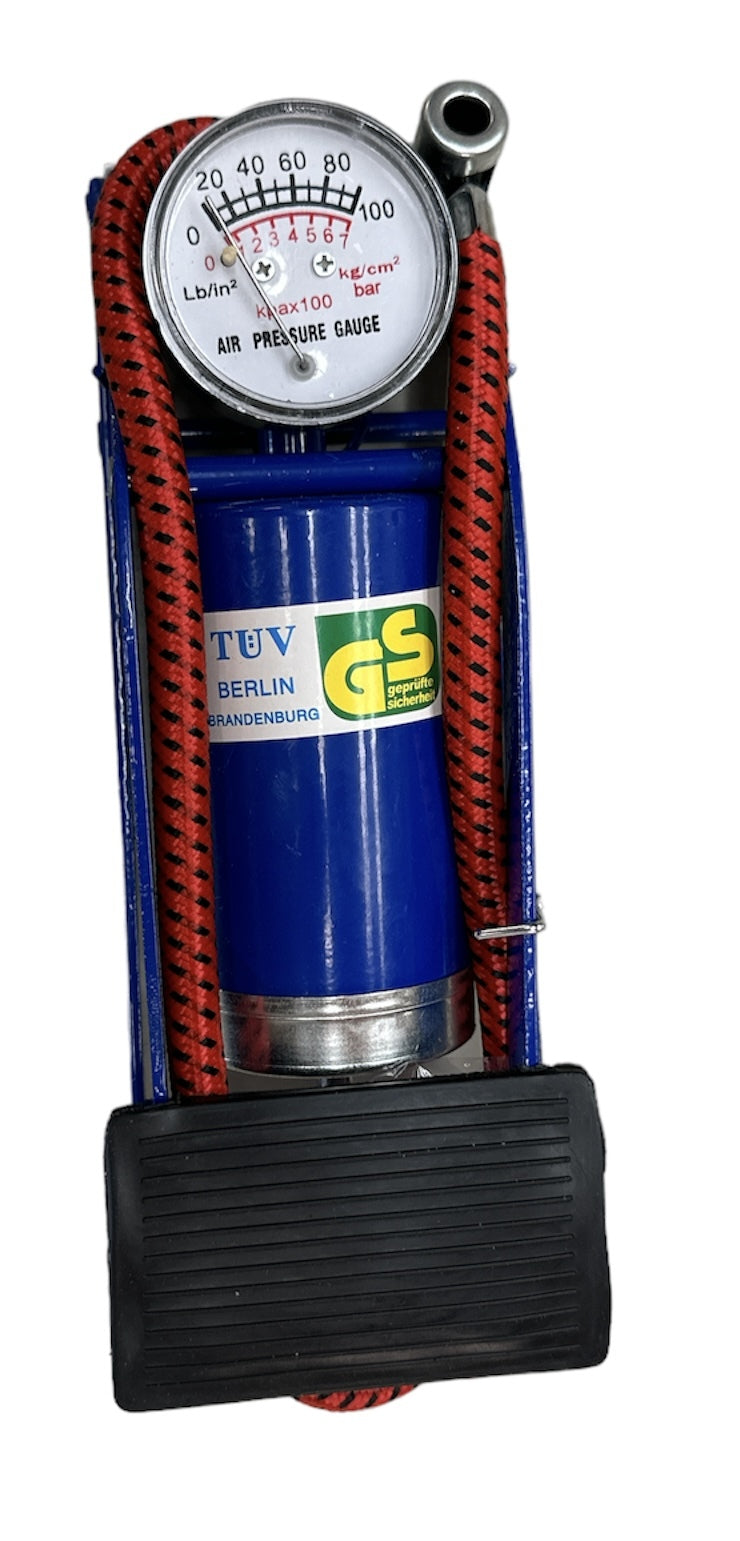 2-Pack High-Pressure Foot Pump for Bicycles, Motorcycles, and Vehicle Tires - Inflates Balls and More!