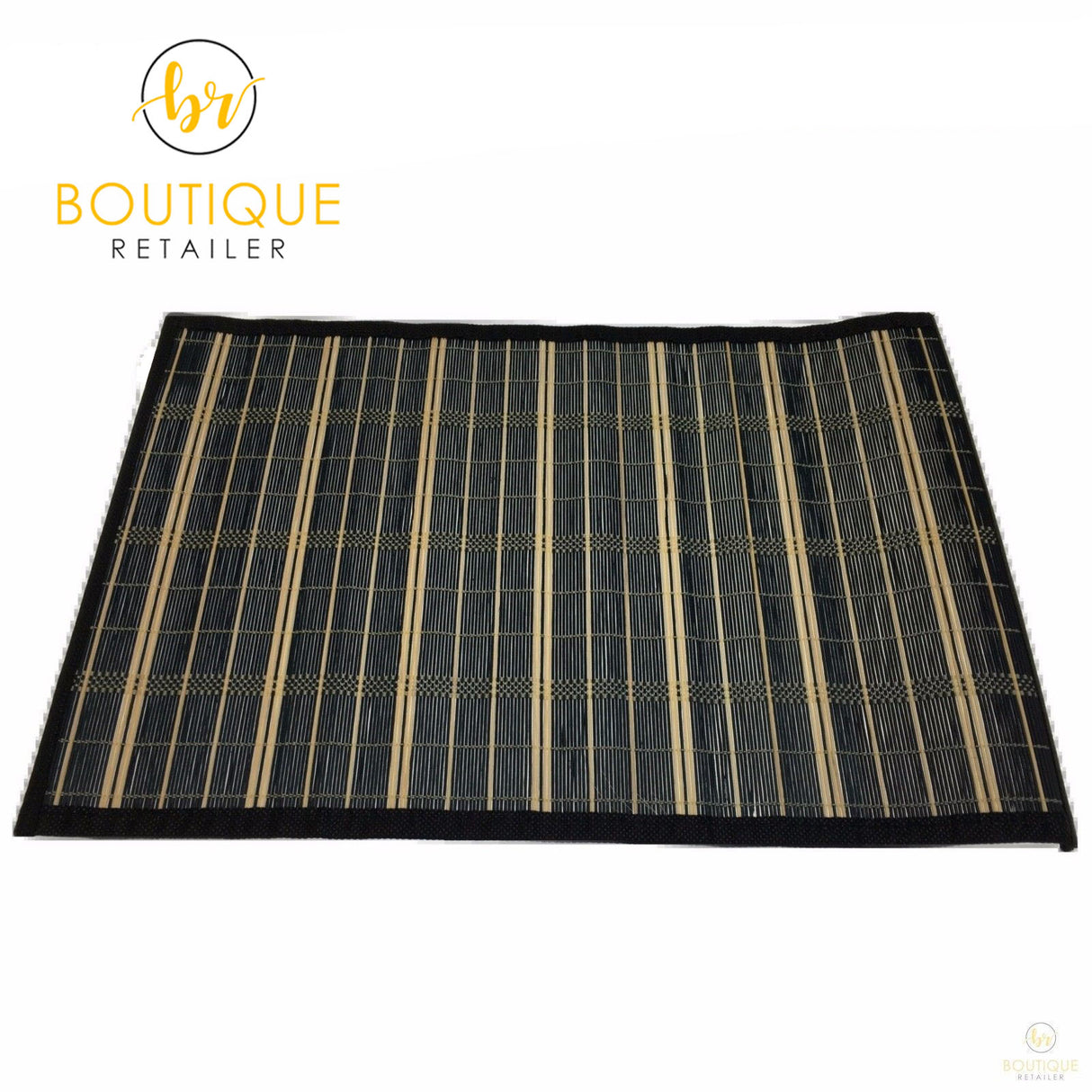 Natural Bamboo Placemats for Dining Table Decor - Eco-Friendly Party Set 45x30cm