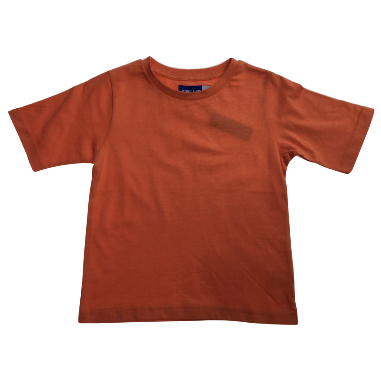 KIDS PLAIN T SHIRT Childrens Child 100% COTTON Boys Girls Basic Blank Tee Top - Red - 14