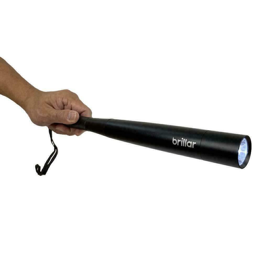 Baseball Bat LED Flashlight Super Bright Baton Torch Emergency Security Tools in Assorted Colours