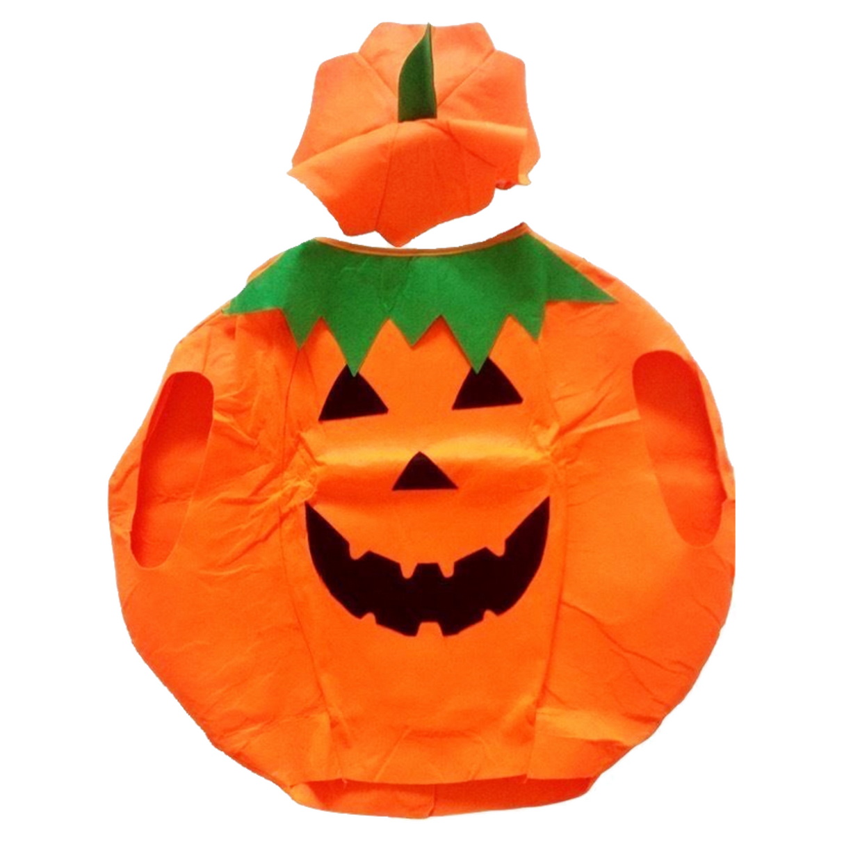 Unisex Kids Pumpkin Halloween Costume - Orange Vegetable Fancy Dress for Parties