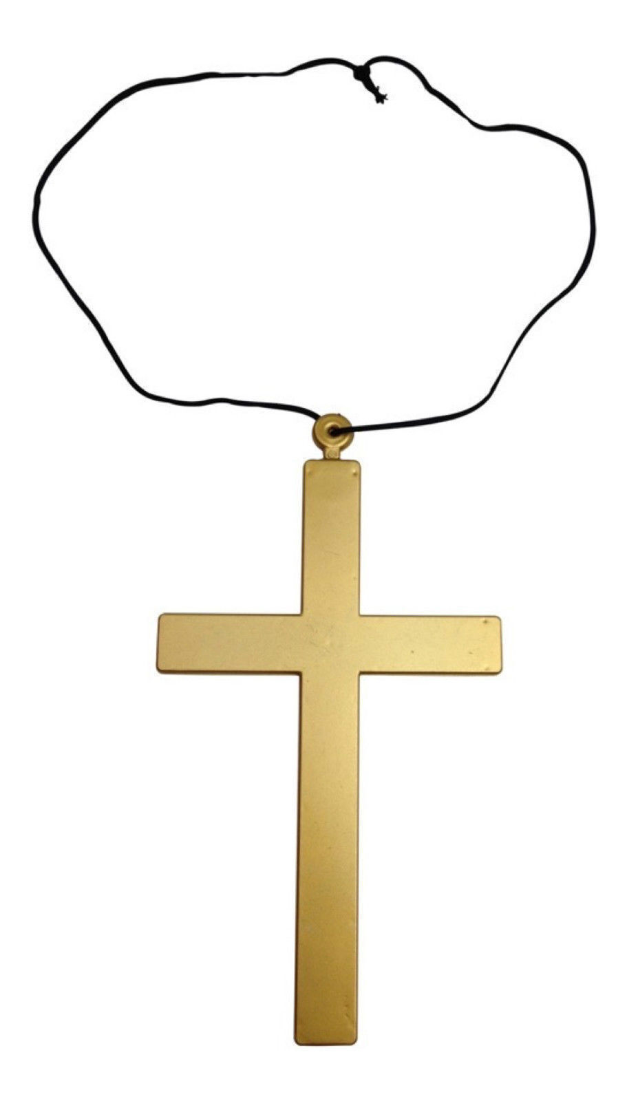 Monk Cross Pendant Necklace - Ideal Religious Accessory for Priest or Nun Halloween Costumes