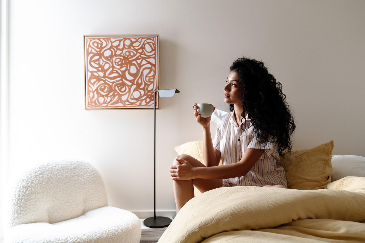 100% Cotton Muslin Duvet Quilt Cover Set w/ 2 Pillow Cases in Yellow - Super King