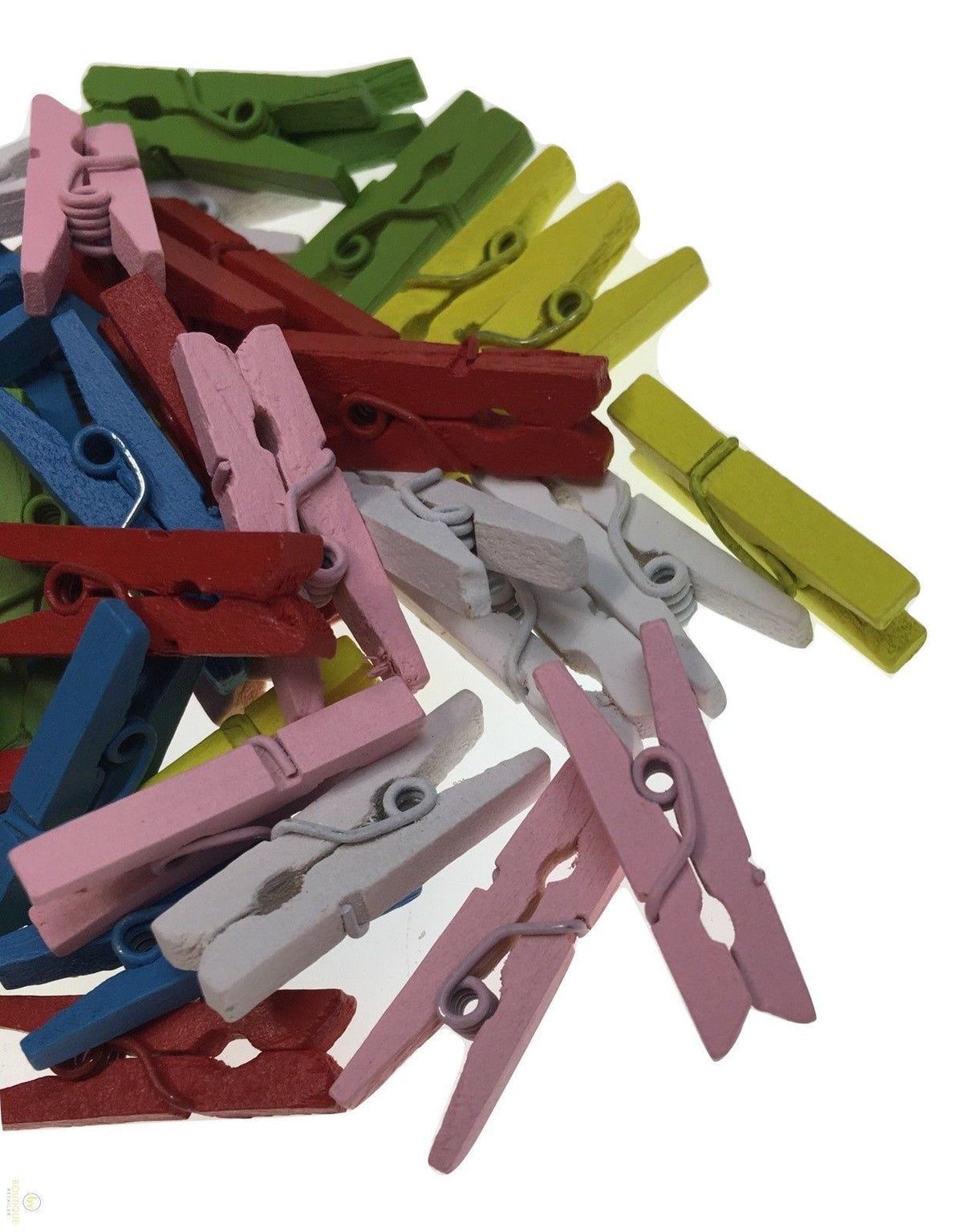 900pcs MINI WOODEN PEGS Natural Craft Baby Shower Clothes Pin Scrapbook 35mm