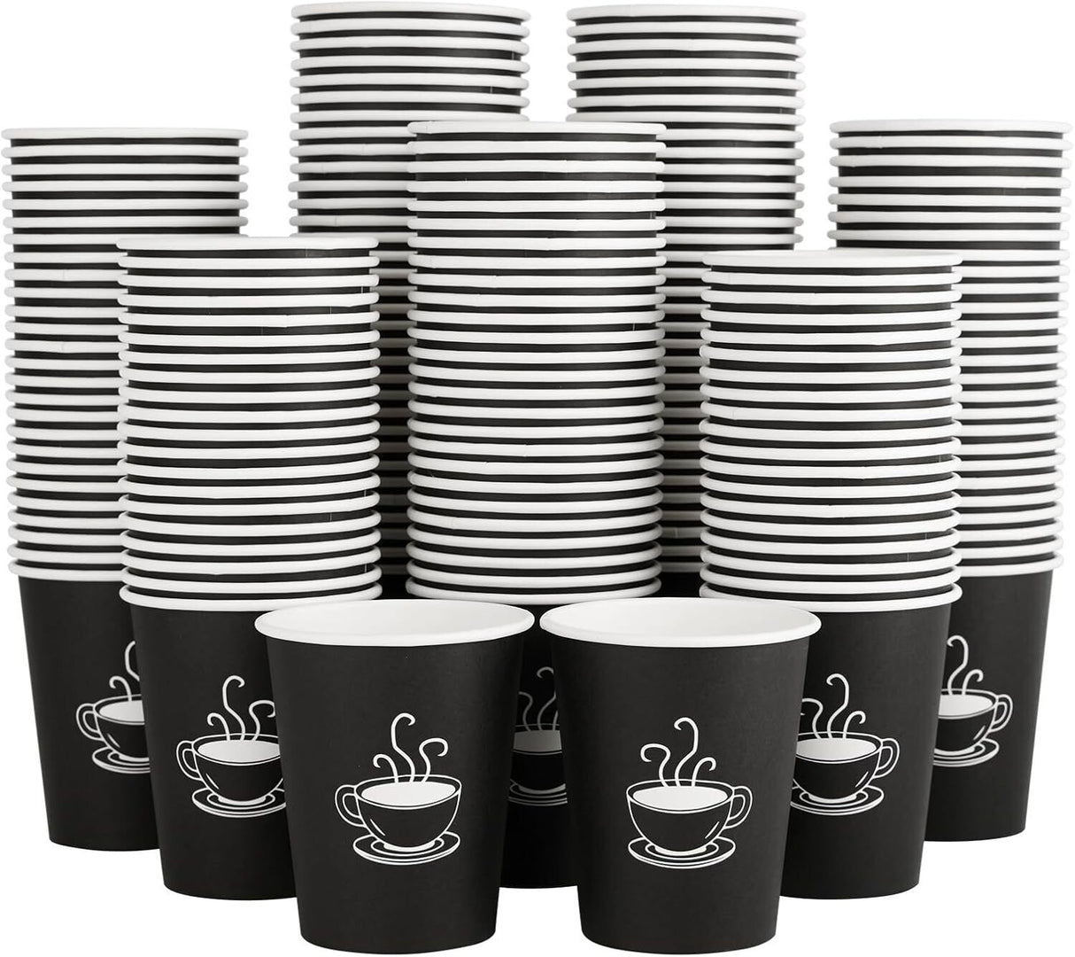 1000x Extra Large Disposable Coffee Cups 12oz Strong Takeaway Paper Take Away Bulk