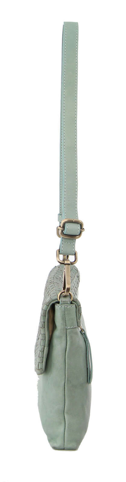 3-Piece Set Pierre Cardin Womens Woven Cross-Body Bag - Mint Green