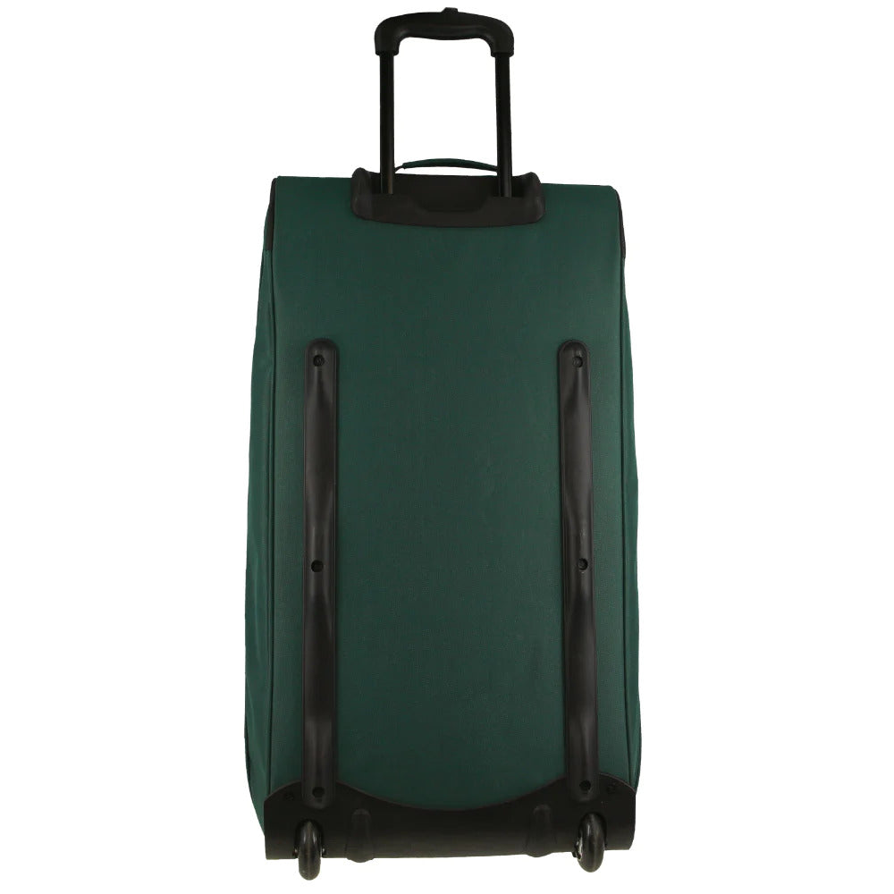 Pierre Cardin 72cm Green Wheeled Duffle Bag - Medium Soft Travel Luggage